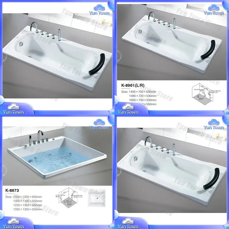 Home Bathroom Jacuzzi Tub - Banheira de Hidromassagem Individual para Spa