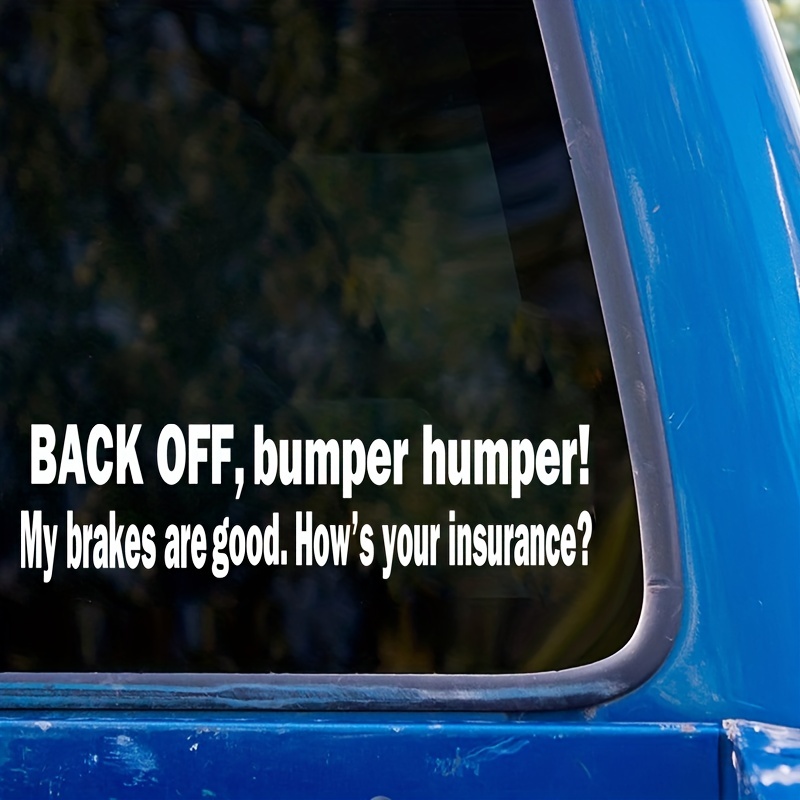 Home Bathroom Pictures - Back Off Vinyl Decal Adesivo, Como