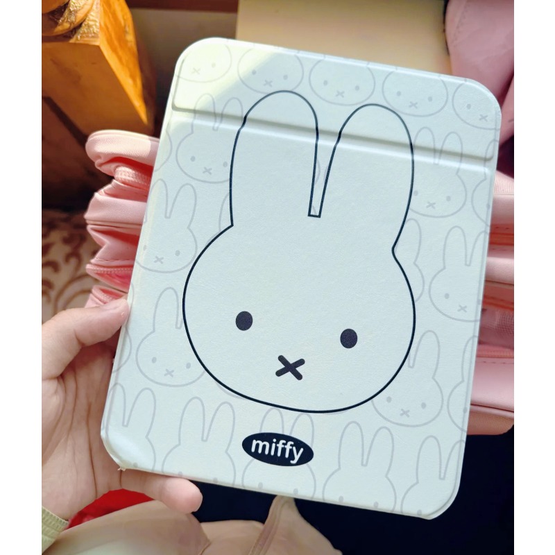 Home Goods Bathroom Mirrors - Espelho de Maquiagem Miffy Bunny Portátil