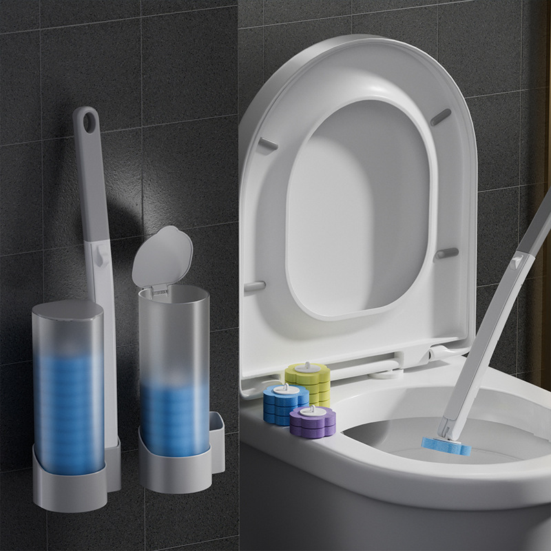 Home Bathroom Upgrades - Escova de banheiro com cabeça de