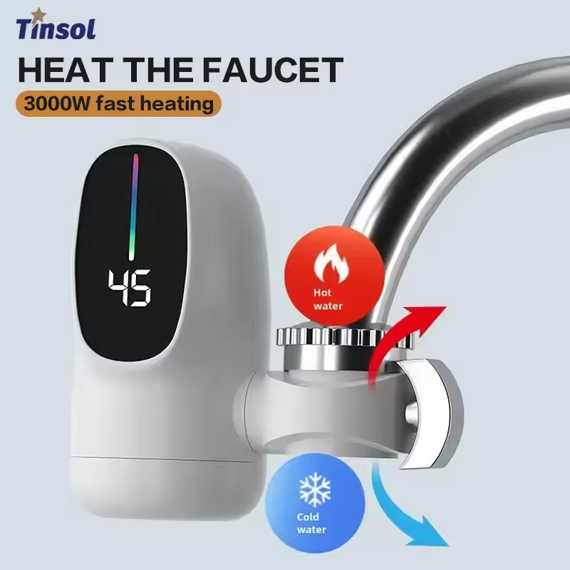 Home Bathroom Water Heater - Torneira Elétrica de Aquecimento Rápido 110V,