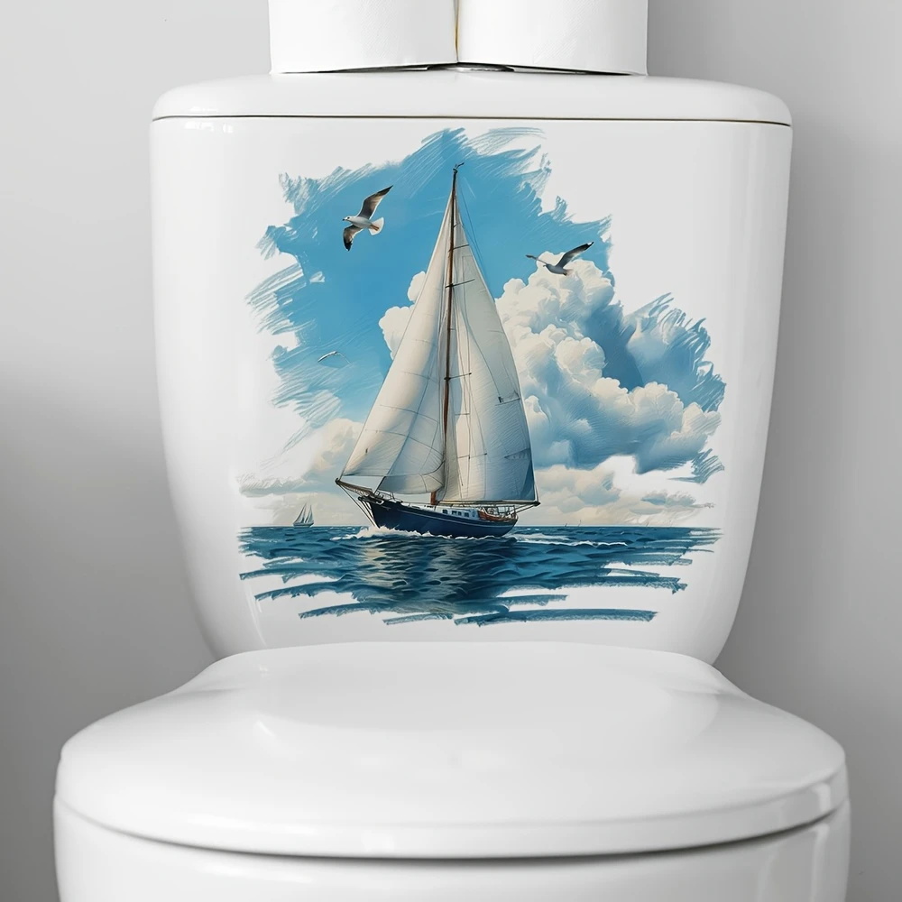 Home Bathroom Pictures - MT1289 # Decalque de tampa de