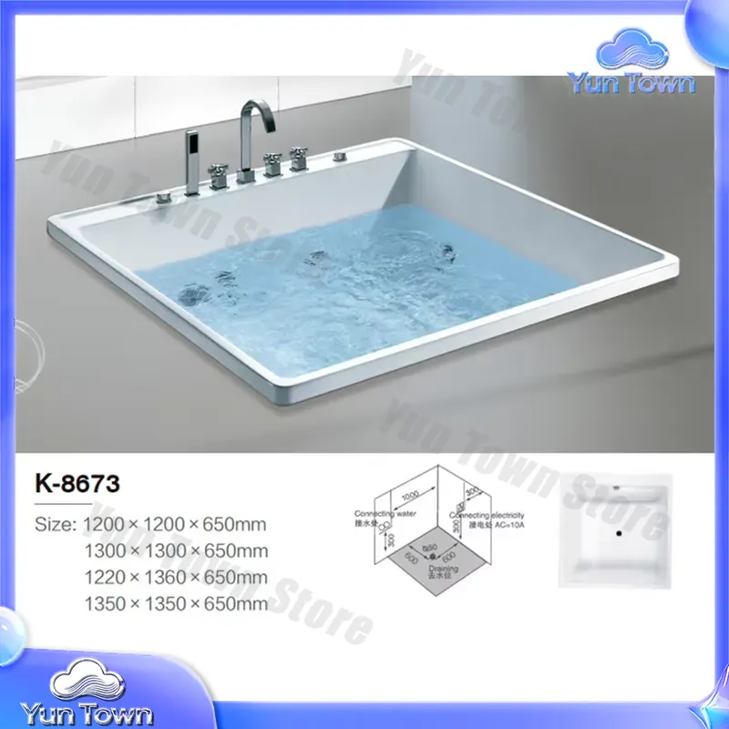 Banheira de Hidromassagem Indi - Home Bathroom Jacuzzi Tub avaliação e preço