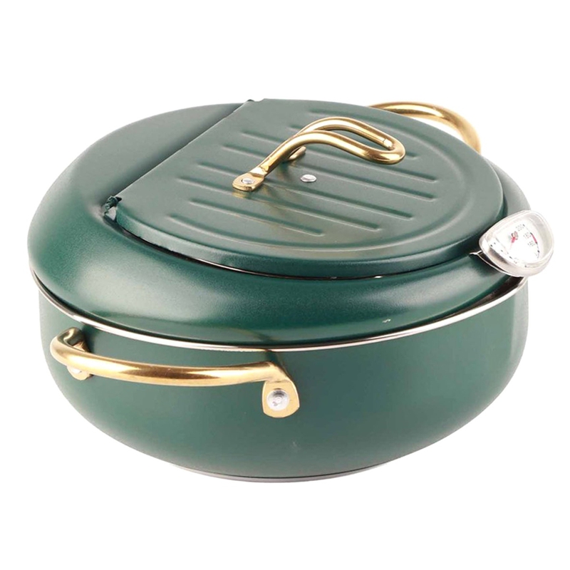 Panela de Fritura com Termômet - Home Kitchen & Bathroom avaliação e preço