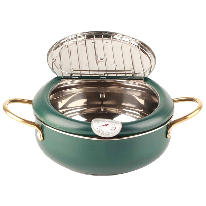 Panela de Fritura com Termômet - Home Kitchen & Bathroom avaliação e preço