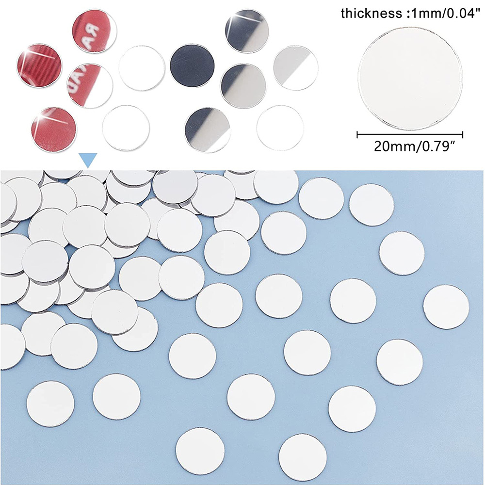 50 pçs redondo mini telhas de  - Home Bathroom Tiles avaliação e preço