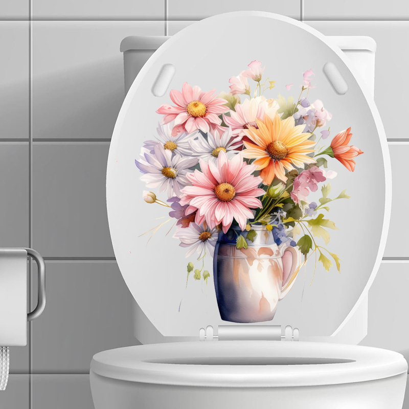 Flores Minimalistas Adesivo De - Home Bathroom Tiles avaliação e preço