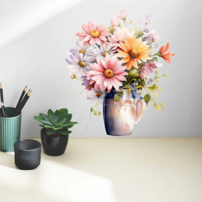 Flores Minimalistas Adesivo De - Home Bathroom Tiles avaliação e preço
