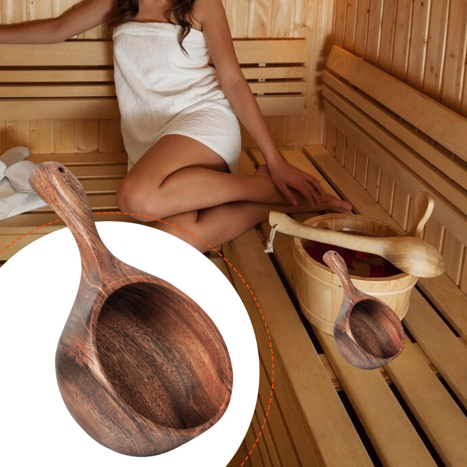 Colher de Sauna de Madeira, Co - Home Bathroom Sauna avaliação e preço