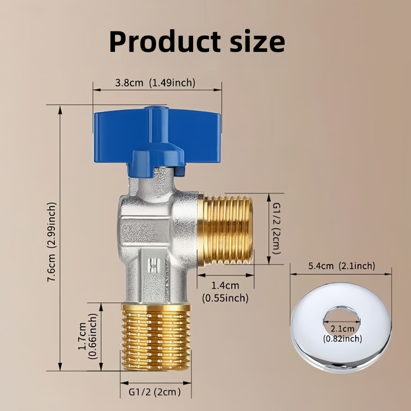 Kit de válvula angular de latã - Home Bathroom Water Heater avaliação e preço