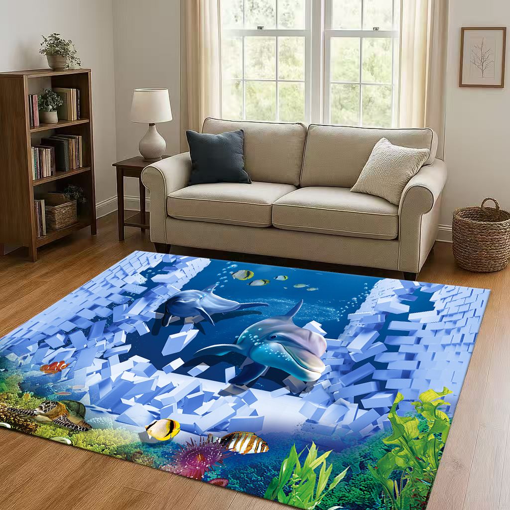 Ilusão 3d subaquática mundo qu - Home Bathroom Break avaliação e preço