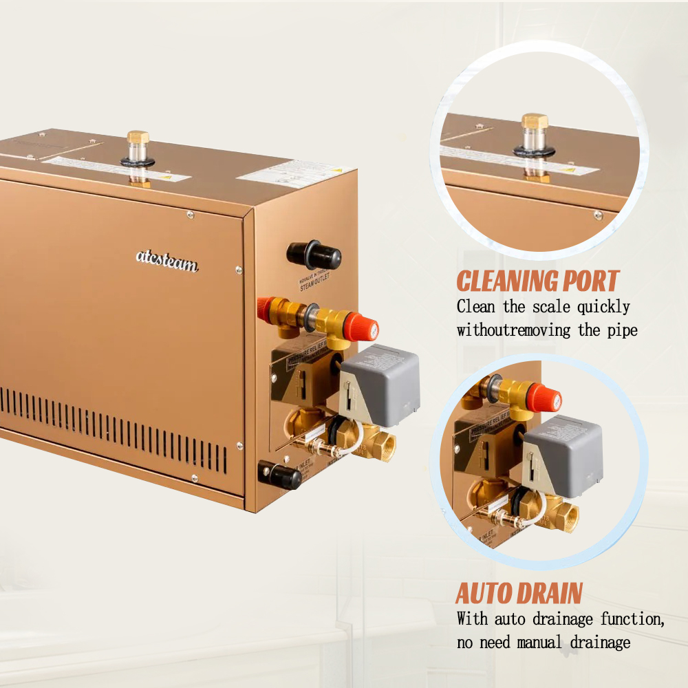 Gerador auto-drenante do banho - Home Bathroom Sauna avaliação e preço