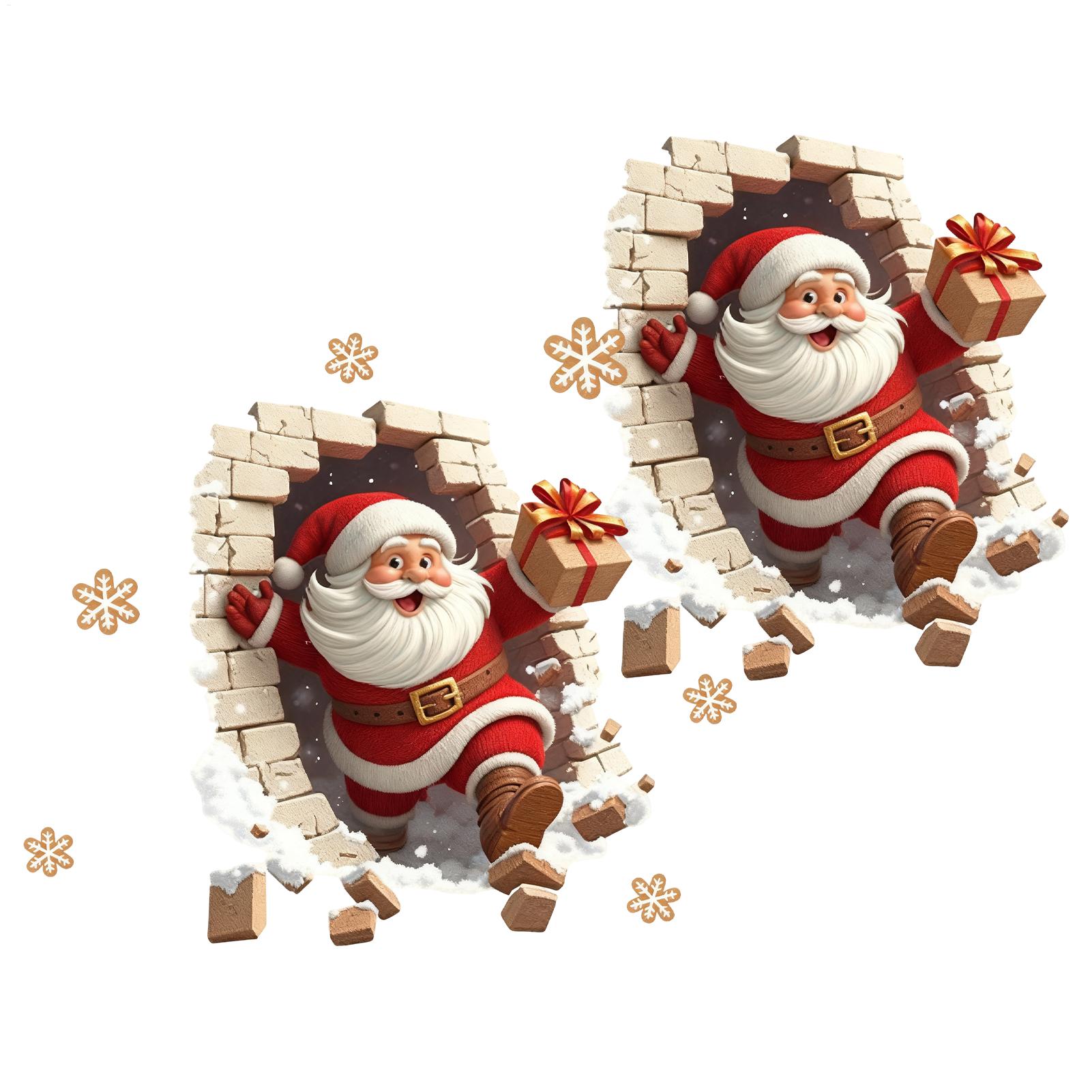 Adesivos de parede natal santa - Home Bathroom Break avaliação e preço
