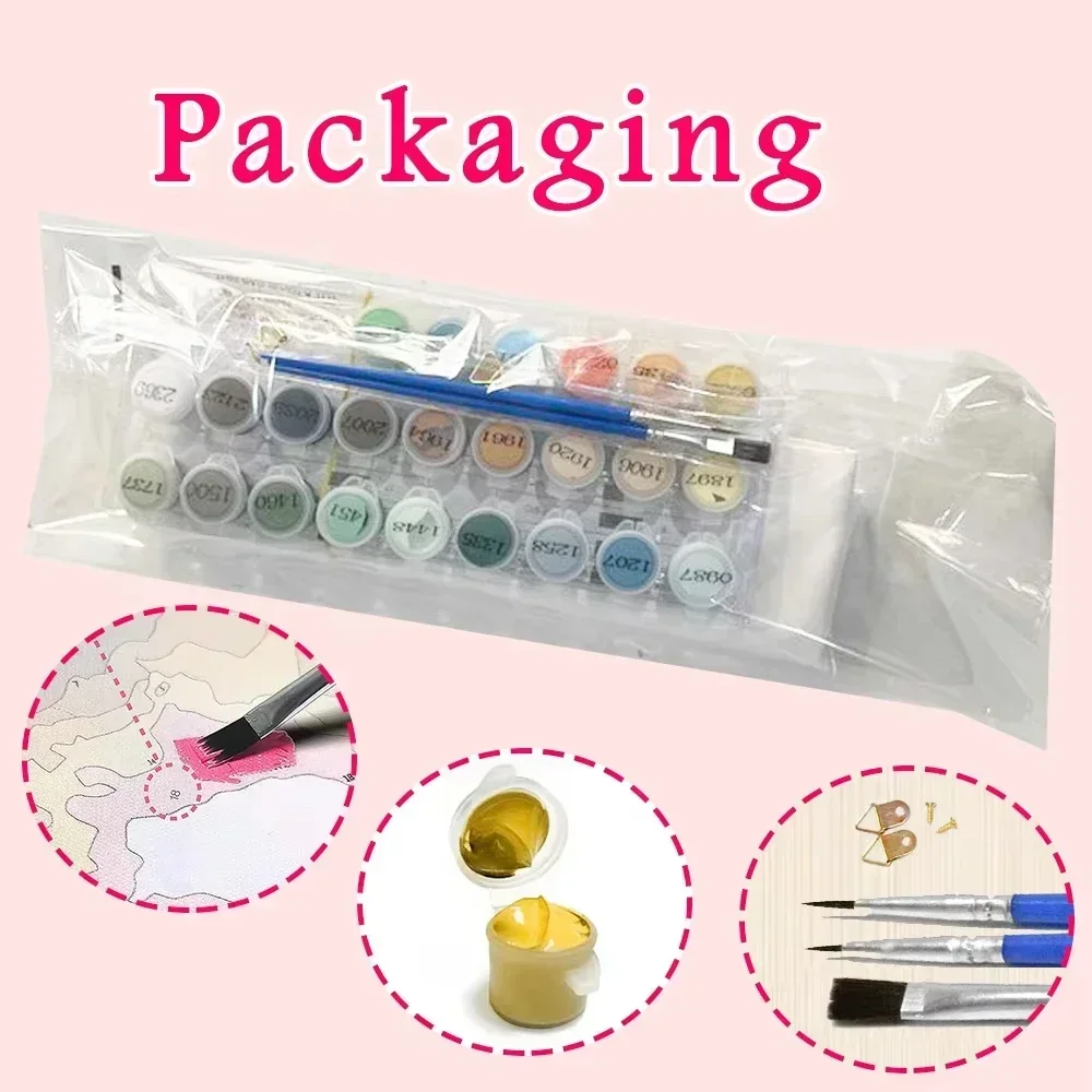 Kits de Pintura a Óleo por Núm - Home Bathroom Pictures avaliação e preço