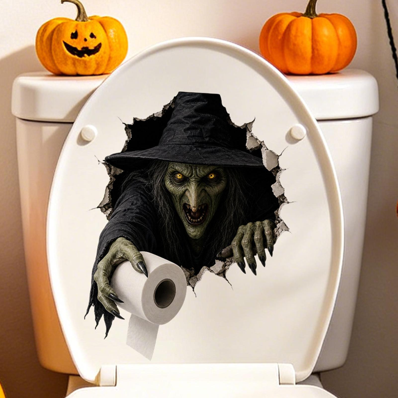 Adesivos de Halloween para Vas - Home Bathroom Break avaliação e preço